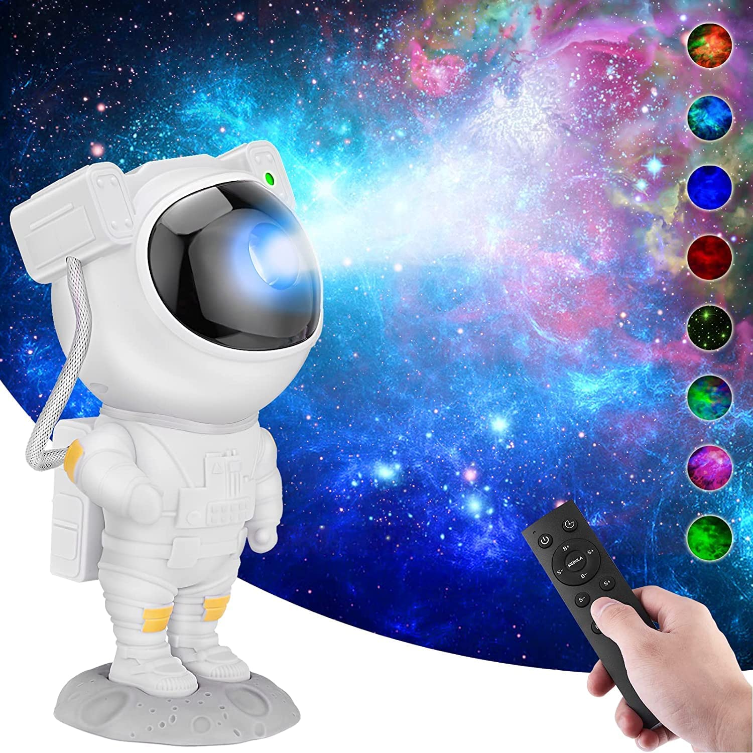 Celestial Astronaut Galaxy Star Projector